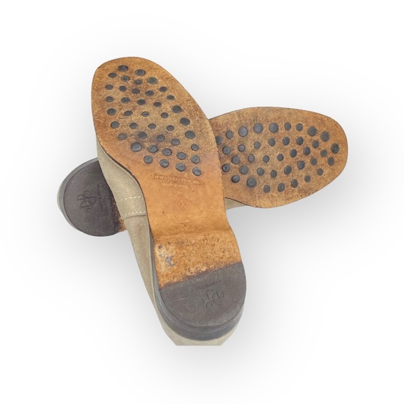 Donald J Pliner ⌘ Leather Cap Toe Espadrille Flats Shoes ⌘ Sand Suede ⌘ 6M - Picture 14 of 16